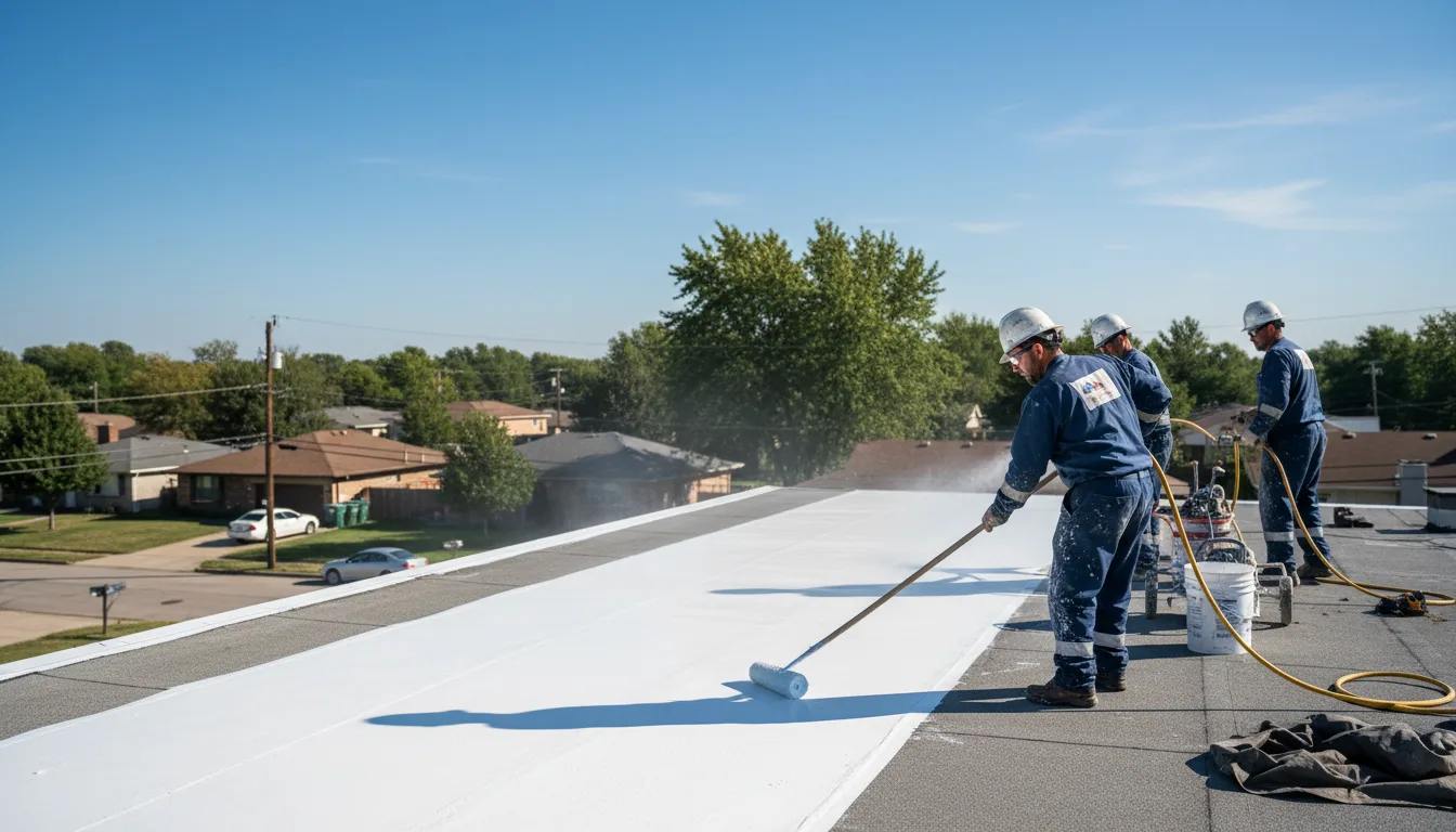 Commercial roof coating in Delancey, NY near me